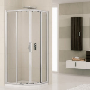 Box doccia novellini lunes r80l3 d semic.bianco + cr.piumato cm.8