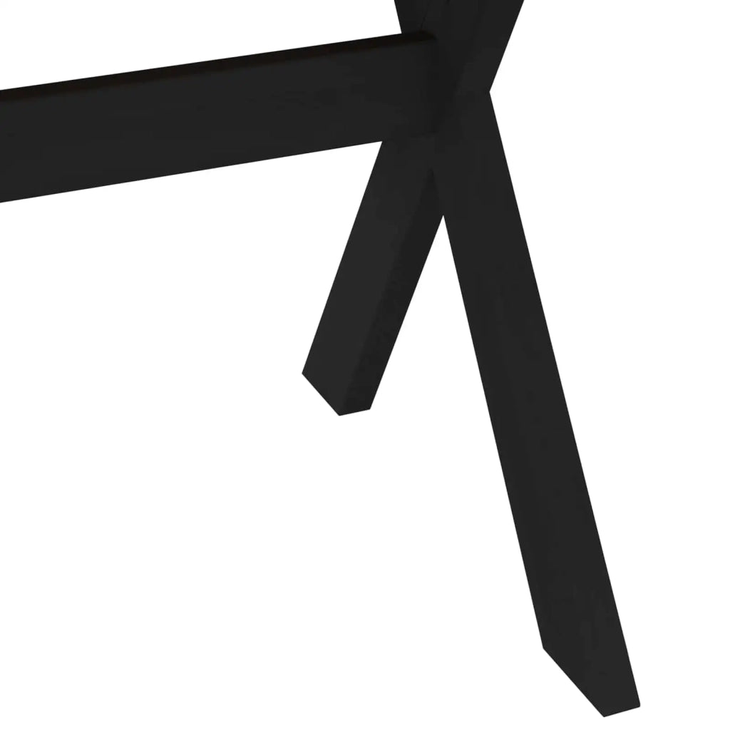 Tavolo da pranzo NOAIN 160 cm Legno Massello di Pino Nero 42020914