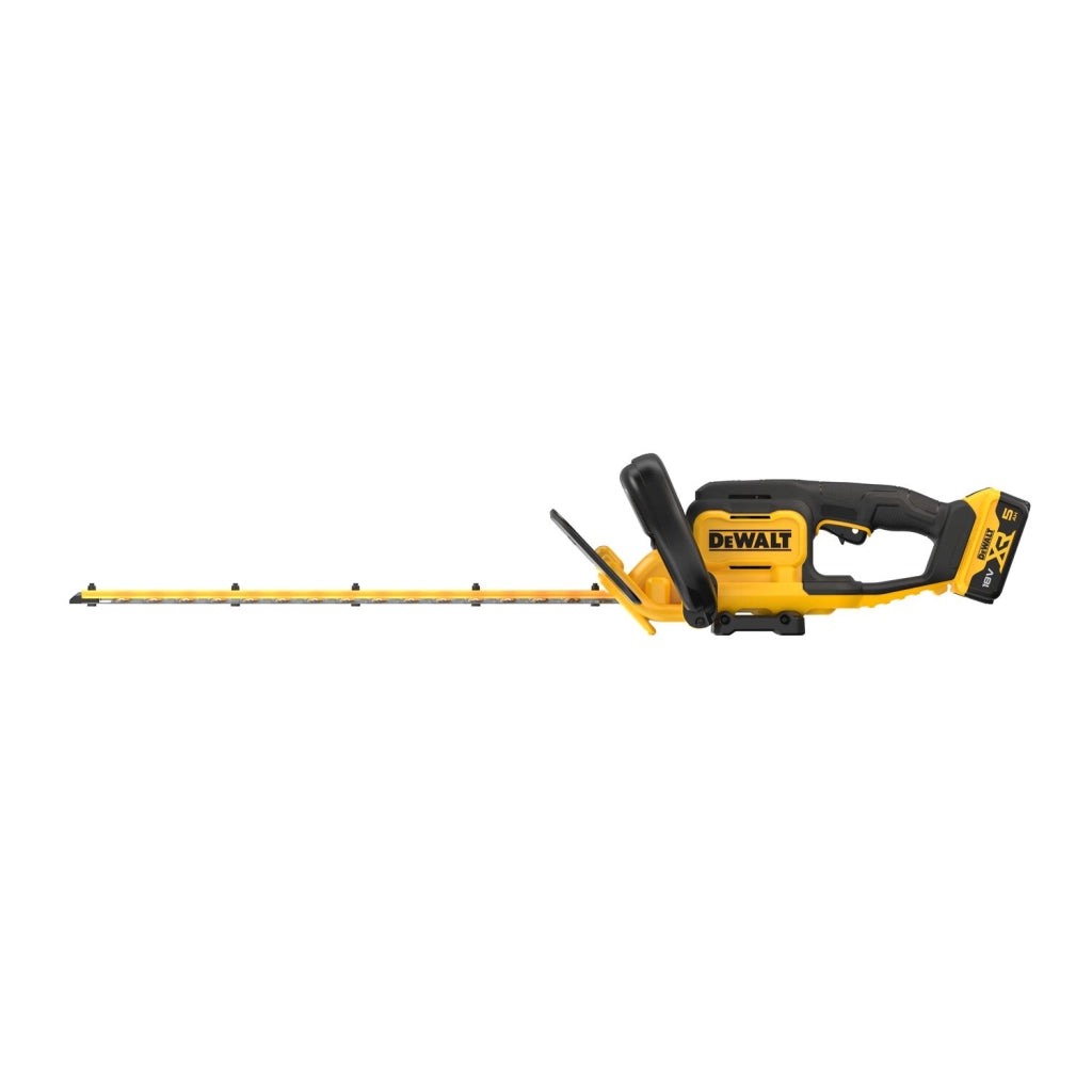 Tagliasiepi DeWalt DCMHT564P1 18V XR lama 55 cm passo 25 mm con batteria 5Ah