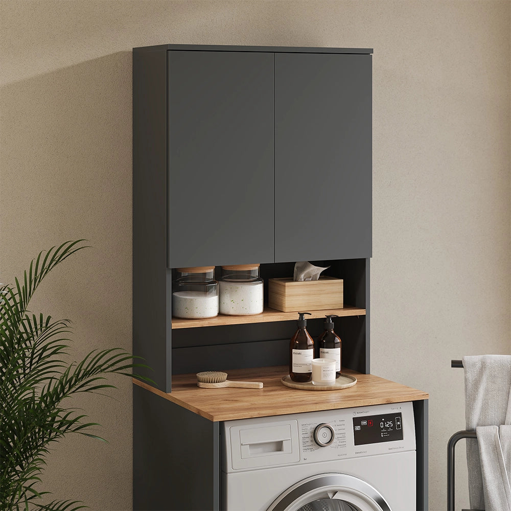 Vicco Mobile lavatrice Antracite/quercia dorata 68 x 100.4 cm