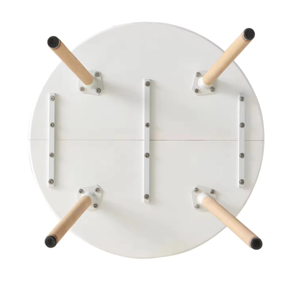 Set tavolo da pranzo rotondo con 4 sedie