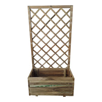 FIORIERA+GRIGLIATO LEGNO 90X40X180