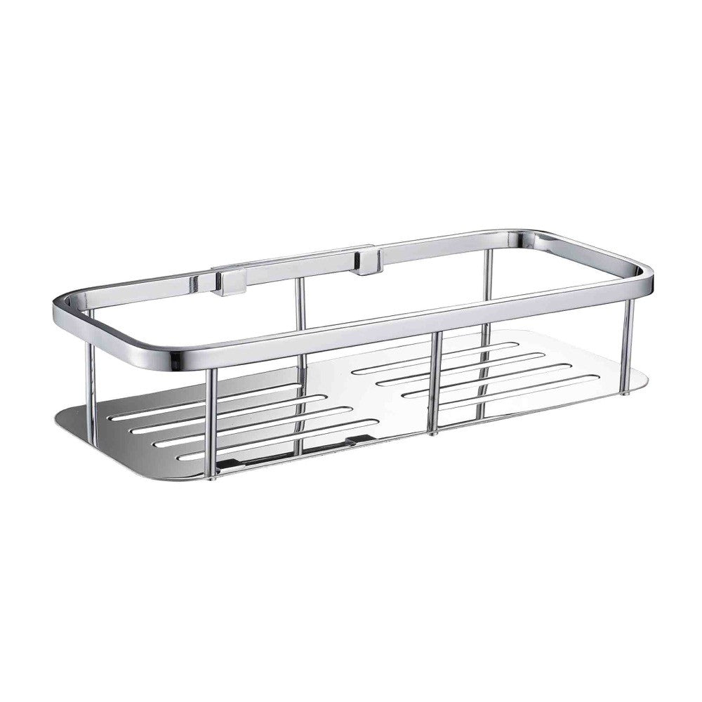 Mensola doccia rettangolare in inox