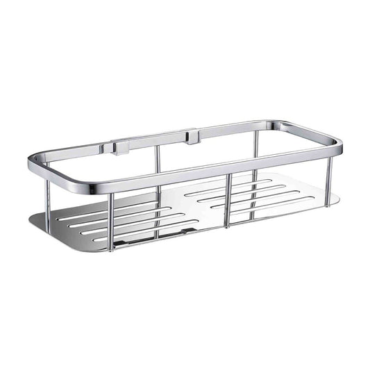 Mensola doccia rettangolare in inox