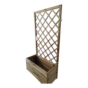 FIORIERA+GRIGLIATO LEGNO 90X40X180