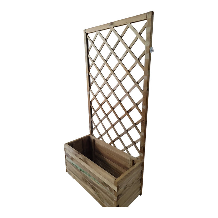 FIORIERA+GRIGLIATO LEGNO 90X40X180