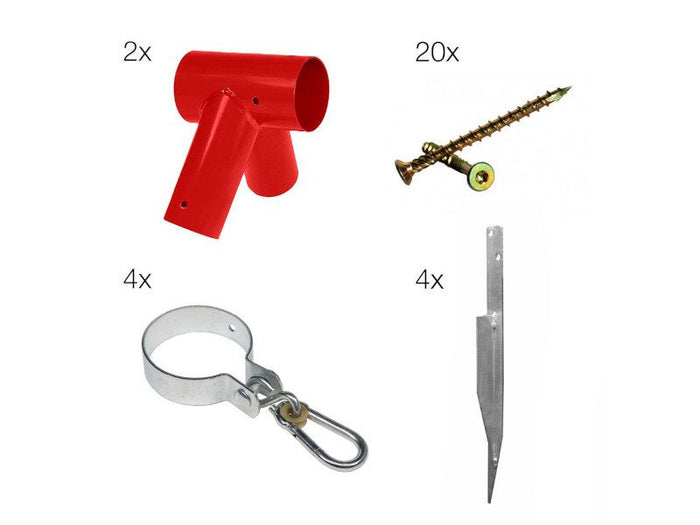 Altalena singola pali tondi Losa seggiolini compresi