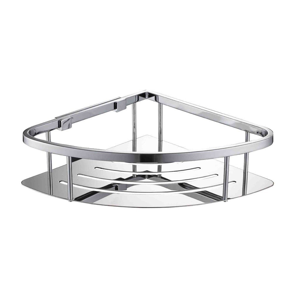 Mensola doccia angolare in inox