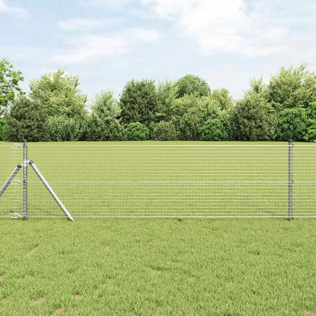 Palo della recinzione Argento 100 x 0,4 m (rete 25 x 25 mm)
