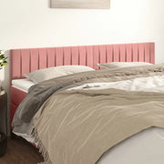 Testiera Rosa 180x5x78/88 cm in Velluto 346283