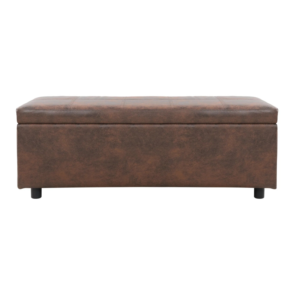 Panca contenitore 118 x 37 x 43 cm marrone 03_0008966