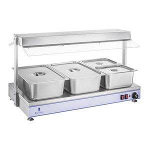 Scaldavivande con lampade alogene 1.550 watt inox 14_0001014