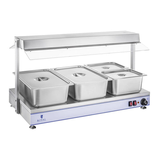 Scaldavivande con lampade alogene 1.550 watt inox 14_0001014