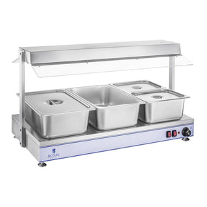 Scaldavivande con lampade alogene 1.550 watt inox 14_0001014