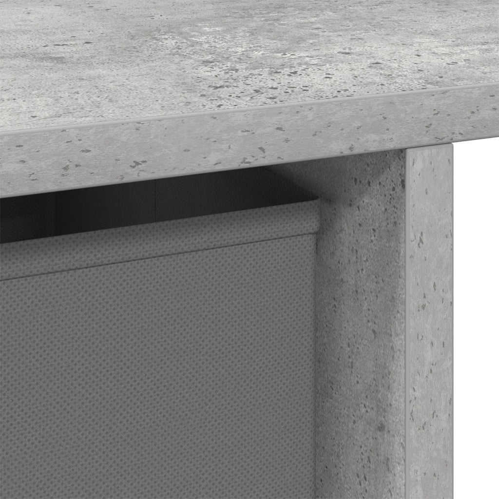 Scrivania Grigio cemento 100 x 40 x 75 cm Legno multistrato