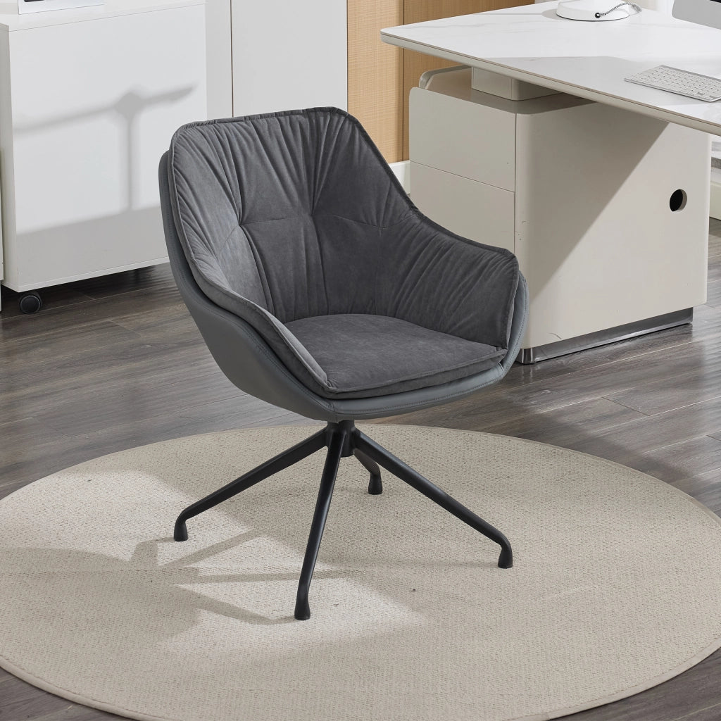 Poltrona da Scrivania Girevole ¨C MINIMAL ¨C Similpelle con Braccioli