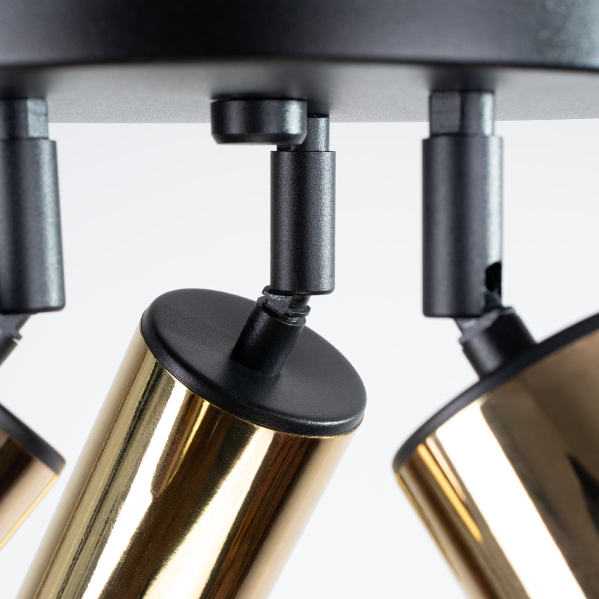Lampada a tubo LED Winx Bittersweet Shimmer a 3 luci GU10, nero, oro e acciaio