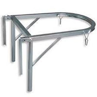 Supporto tramoggia zincato p tub o scarico macerie