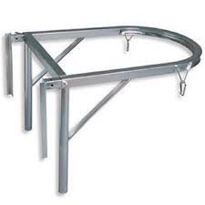 Supporto tramoggia zincato p tub o scarico macerie