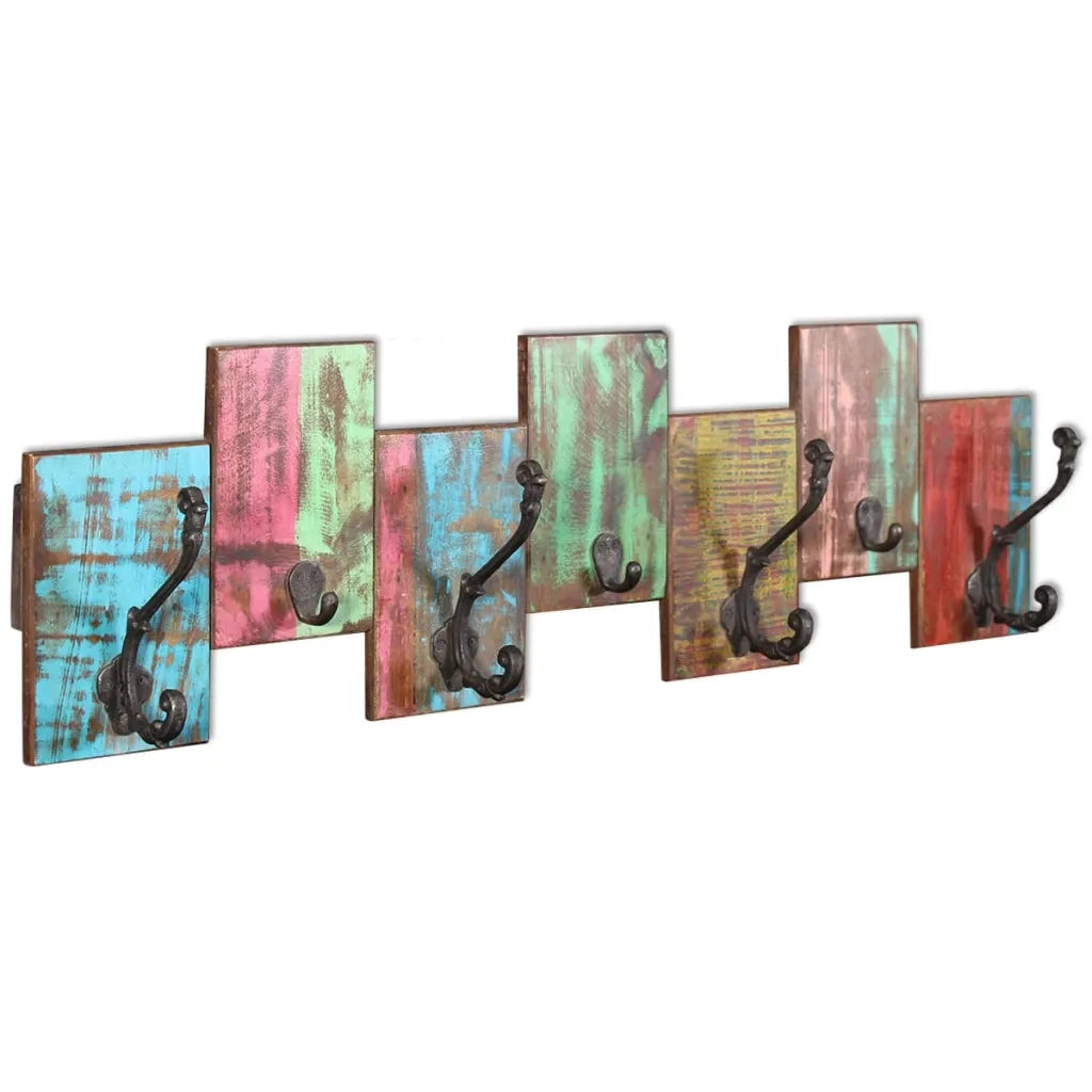 Appendiabiti con 7 Ganci in Legno Massello di Recuperocod mxl 126854