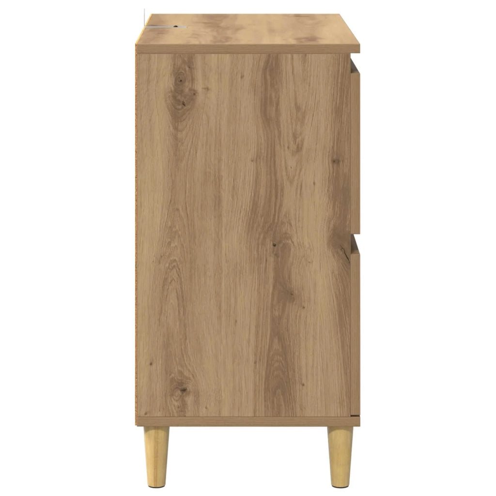 Credenza | Madia | Buffet da pranzo | Armadio da pranzo Rovere artigianale 60 x 35 x 70 cm Legno multistrato