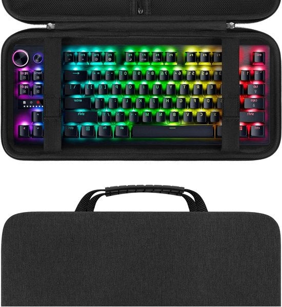 Borsa per portatile per tastiera TKL tenkeyless - borsa protettiva per tastiera wireless/fissa 87 tasti - compatibile con tastiera Razer Huntsman V2.