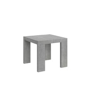 Tavolo allungabile 90x90/246 cm Roxell - Cemento
