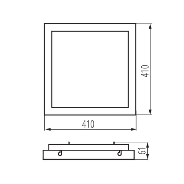 Plafoniera LED Kanlux Tybia 41cm 38W 4000K sensore