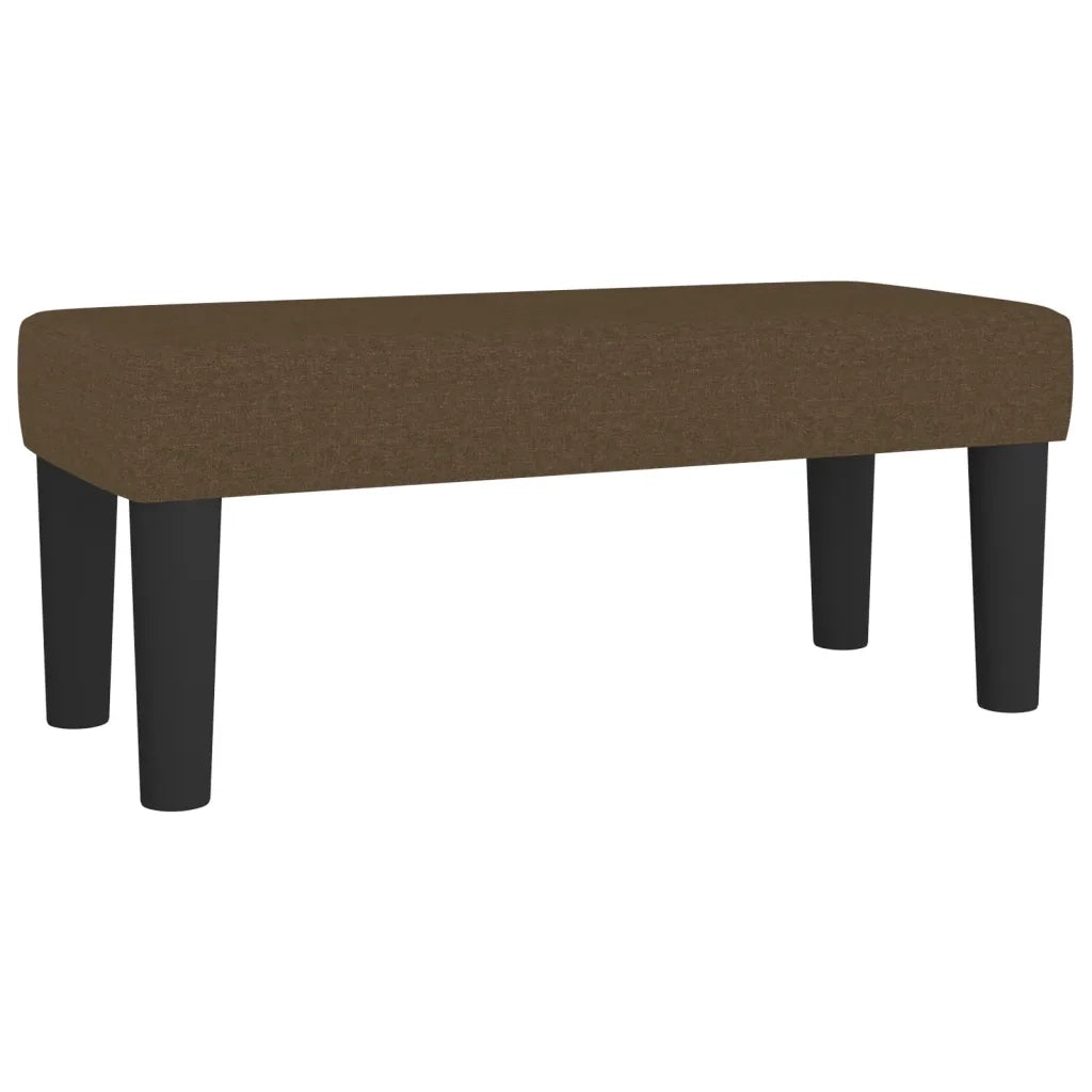 Giroletto a Molle con Materasso Marrone Scuro 120x200cm Tessuto cod mxl 59448