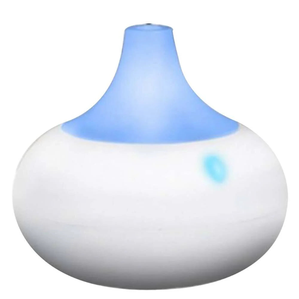 Diffusore Aromi USB Luce LED 8 Colori Aromaterapia Olio Profumato 140ml Bianco