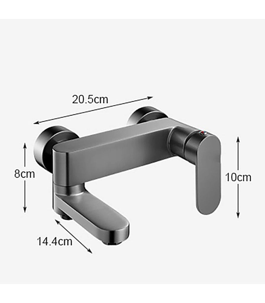 Colonna Doccia-Bagno LH-999+KIT | Rame Massiccio | Monocomando | Cuore Ceramico