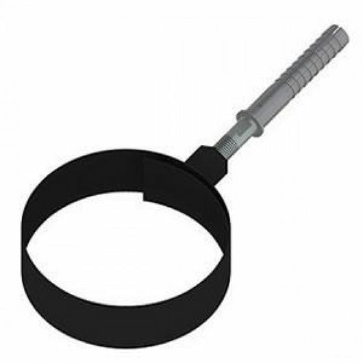 Fascetta murale alluminio nero o paco 080 b08wym4ph1