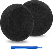 Orecchini di sostituzione per SR60, SR80, SR125, SR225 e M1 - Pads auricolari in schiuma nera per migliorare la qualità del suono