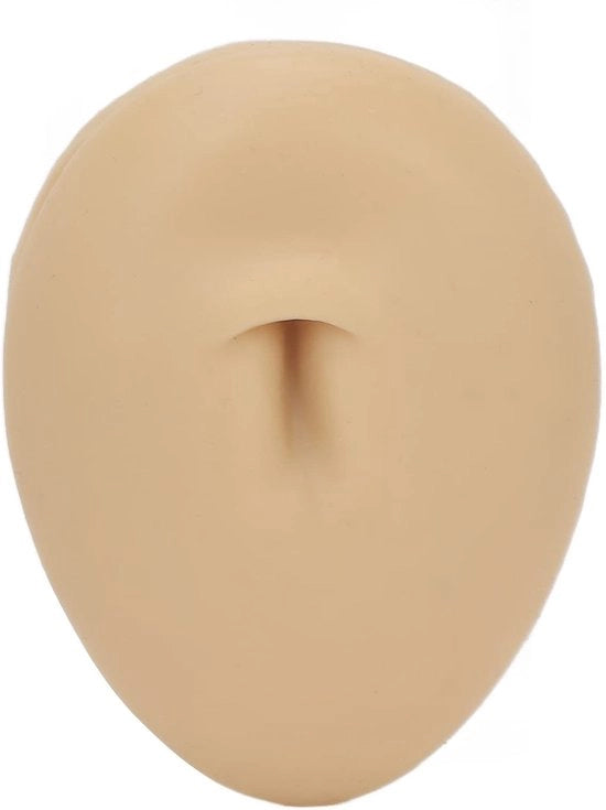 Modello di navela per simulazione - Display modello per acupuntura - Modello di navela umano - Adatto per pratiche di piercing - Etichetta di misura per la vita - Per dimostrazioni - Modello di piercing
