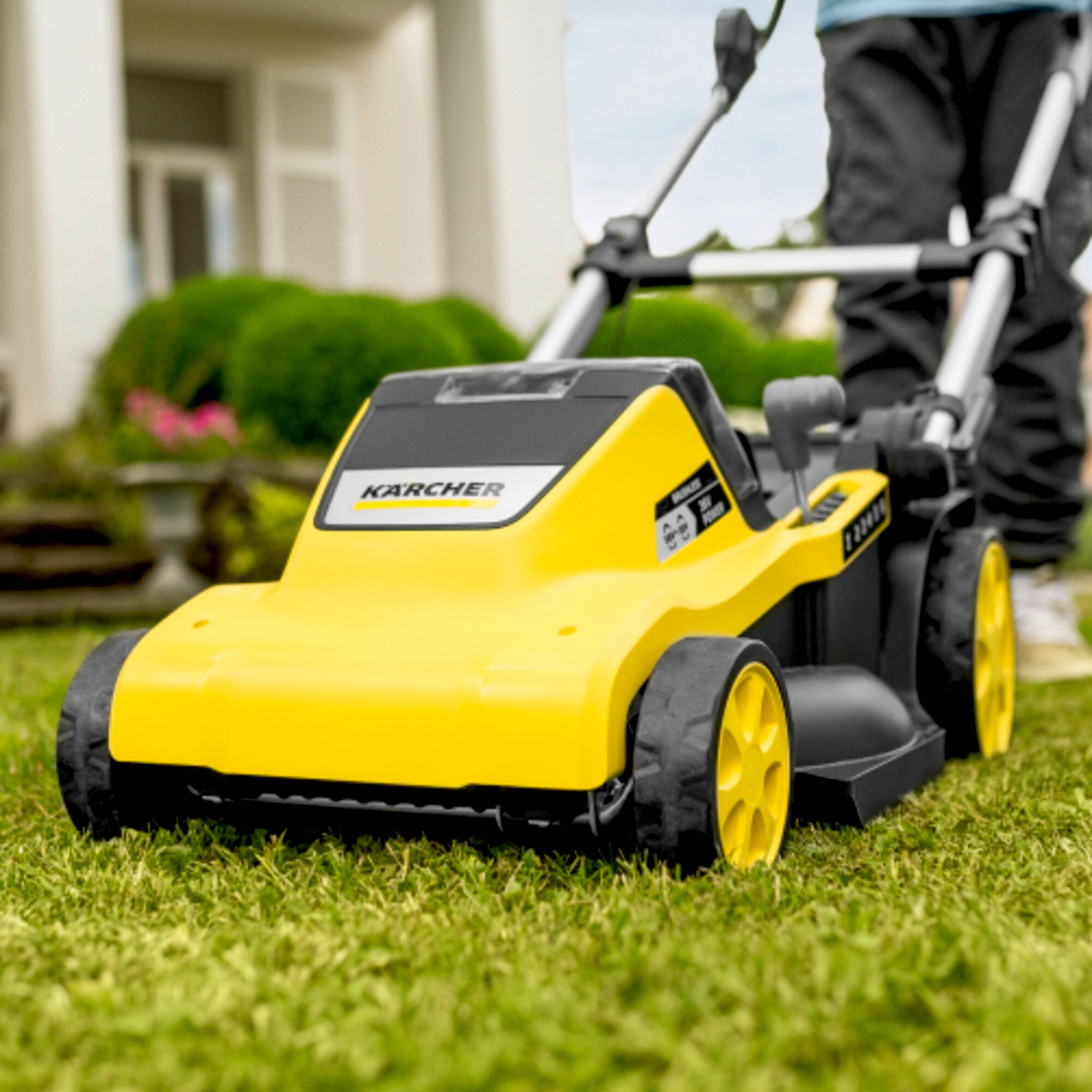 KARCHER Rasaerba a batteria LMO 5-18 Dual - Piattaforma batteria: Piattaforma Battery Power+ 18 V  - Larghezza di taglio: 41 cm - Altezza di taglio: 25  70 cm