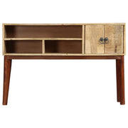 Tavolo Consolle 115x30x76 cm in Legno Massello di Mango Grezzo 282746