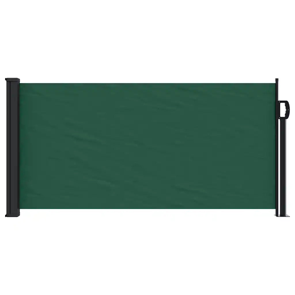 Tenda da Sole Laterale Retrattile Verde Scuro 100x500 cm 4004395