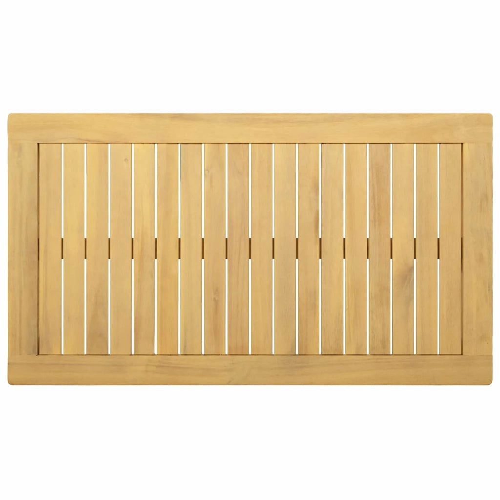 Tavolino da salotto Acacia chiaro 90 x 50 x 36 cm 42026784