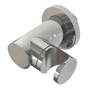 Supporto per doccia con presa acqua integrata, stile tondo in ottone pesante