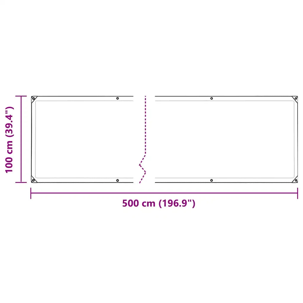 Telone Trasparente con Occhielli 1x5 m in Polietilene 4018542