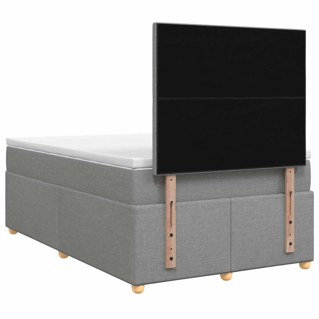 Letto box spring con materasso Grigio Chiaro 120 x 200 cm 3453858