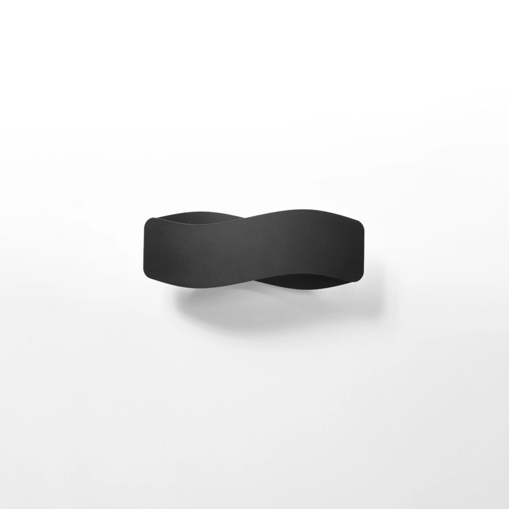 Applique Pure Lume Cedara 40cm nera metallo 2xG9 PU.1020