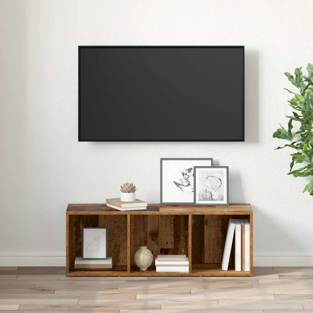 vidaXL Mobile TV Legno antico Legno multistrato