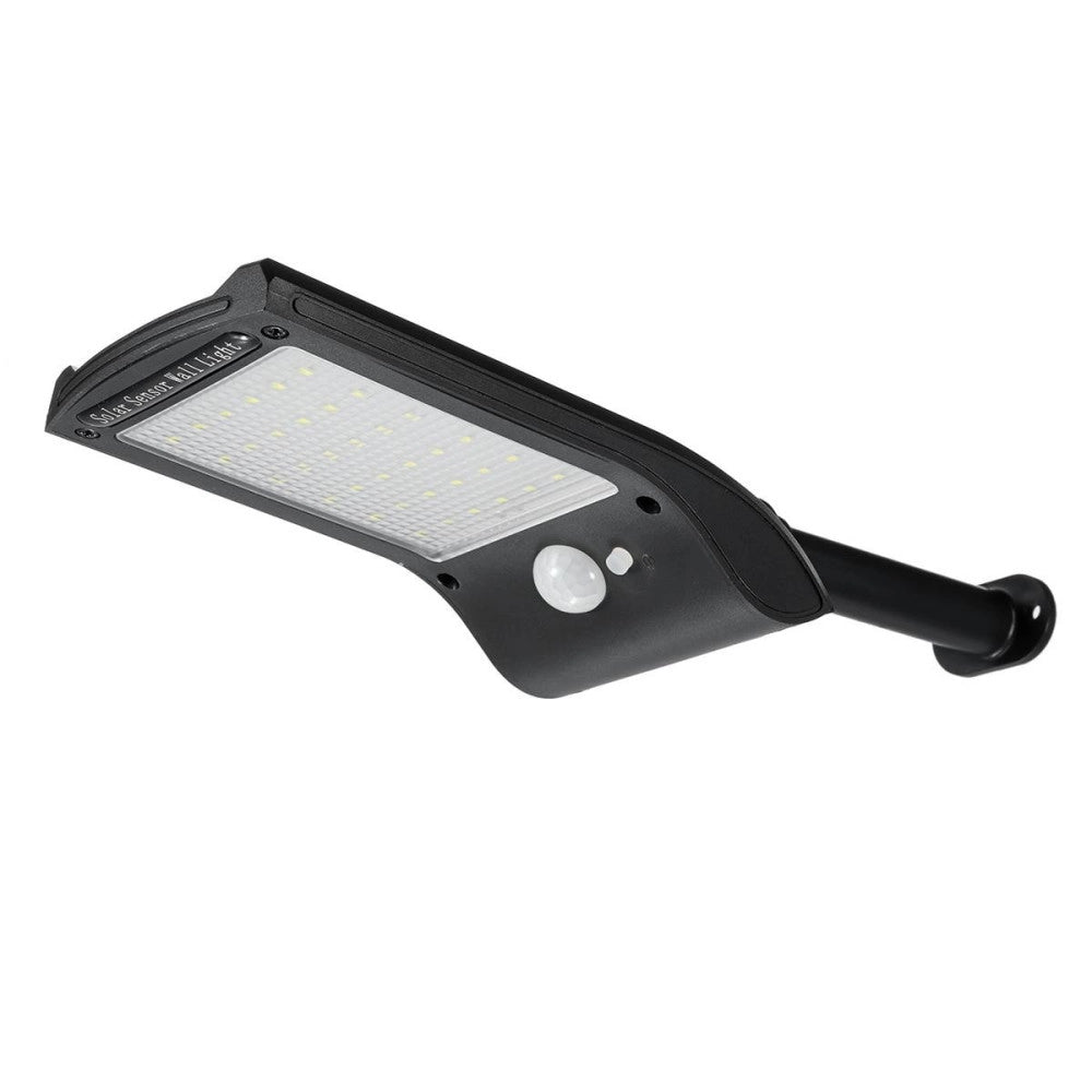 Trade Shop - Luce Solare Applique 36 Led Da Parete Sensore Di Movimento Giardino Linq L808b -