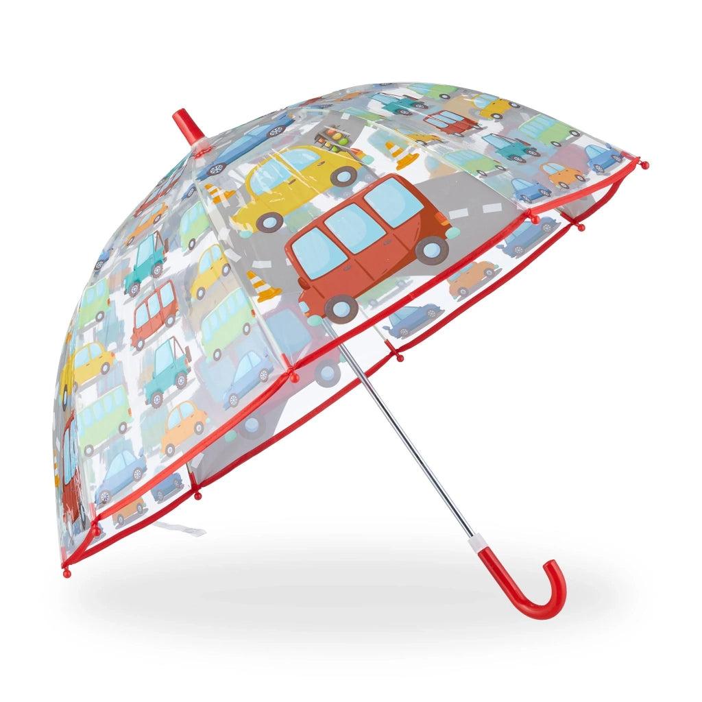 Ombrello per bambini leggero, pratico e facile da usare 65 x 73 cm in plastica blu 13_0016973