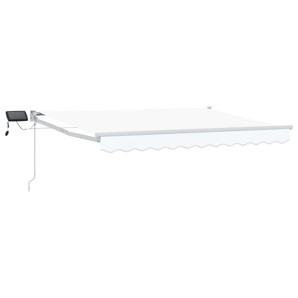 Tenda retrattile manuale con LED Bianco 2,5 x 2 m