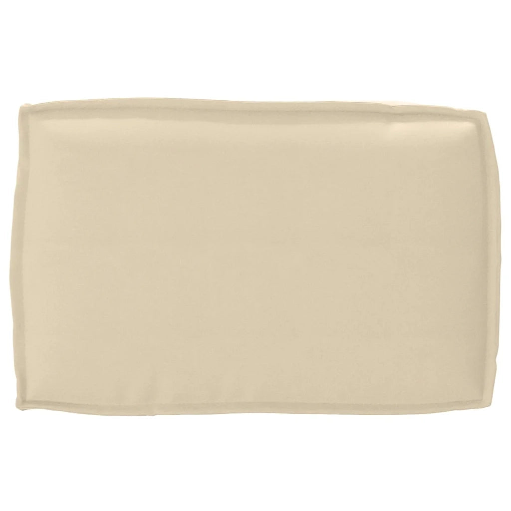 vidaXL Set di Cuscini per Pallet 3 pcs Beige 120 x 80 x 12 cm
