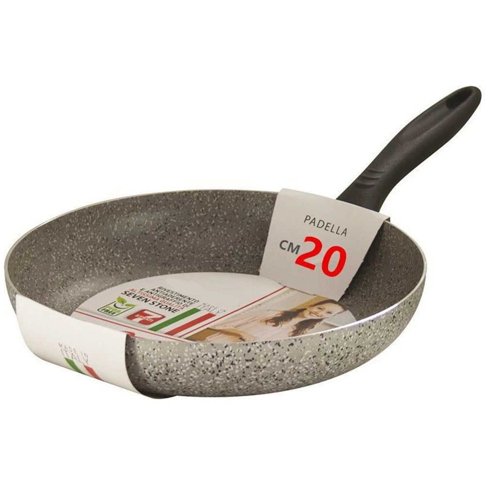 Trade Shop - Padella Antiaderente Antigraffio 7 Strati ø 14-16-18-20-22-24-26-28-30-32 Cm Cucina -    -20 Cm   -