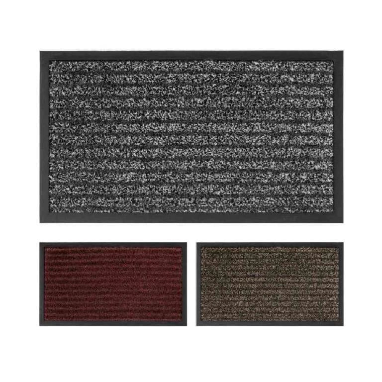 Tappeto Zerbino Rettangolare Fondi in Gomma 60 x 120 cm 3 Colori