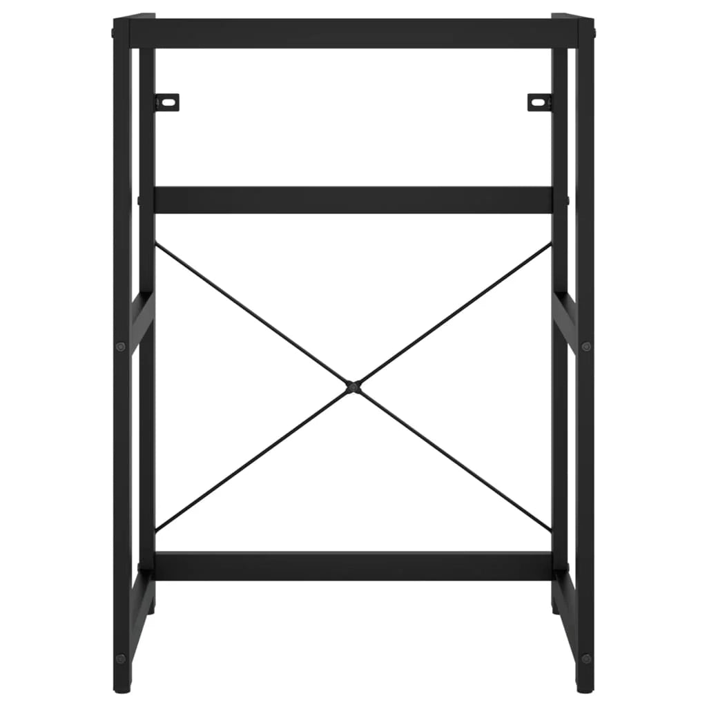 Telaio per lavabo da bagno 59 x 38 x 83 cm ferro nero 02_0006764